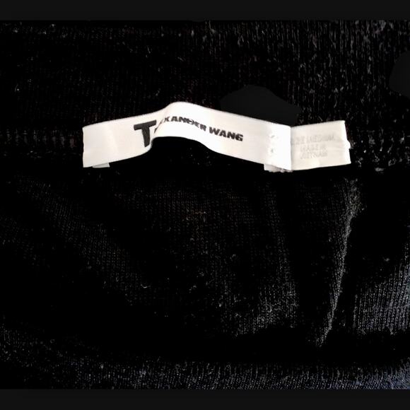 Alexanderwang Womens Skirt Black Laser Cut Elastic Waist Lined Size Medium - Picture 3 of 4